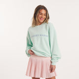 Cotton Sweatshirt| On Model Front | with Camellia skirt