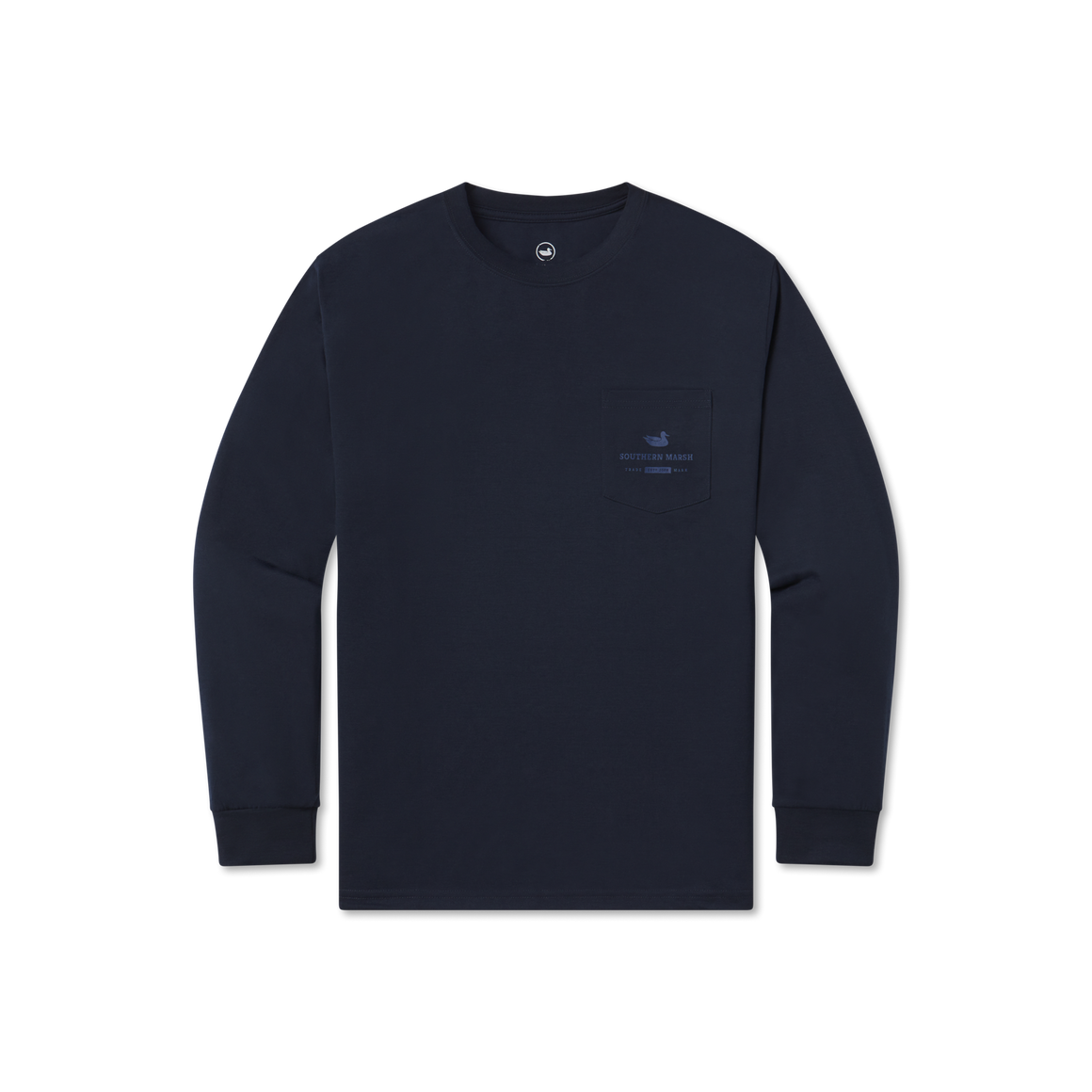 Navy | FieldTec Morning Flyover Comfort Tee | Long Sleeve | Front