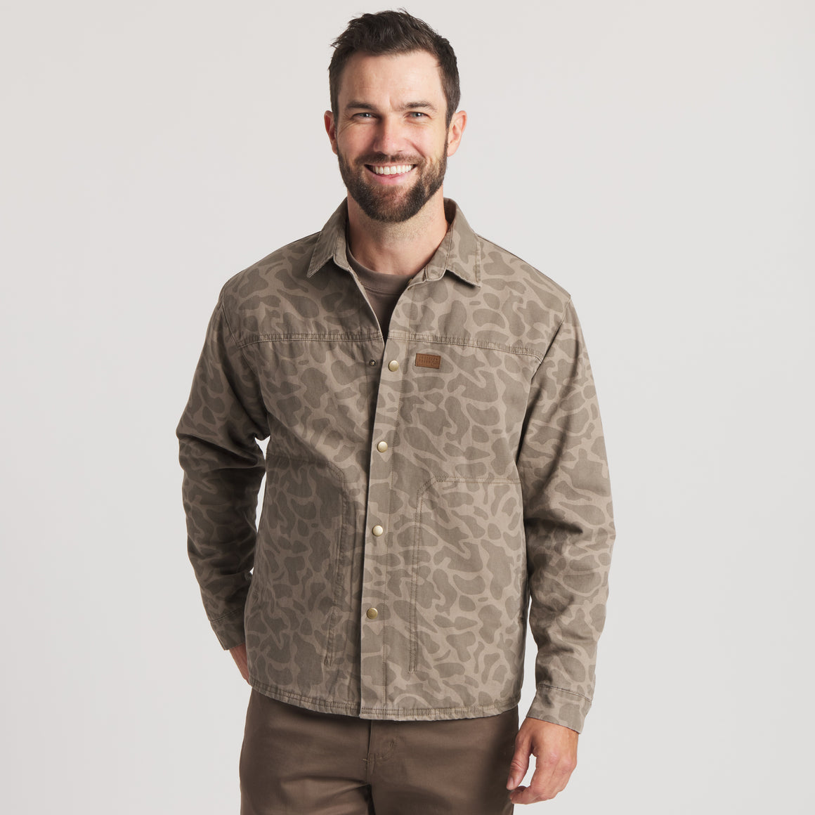 Dark  Brown  Camo | ON MODEL FRONT