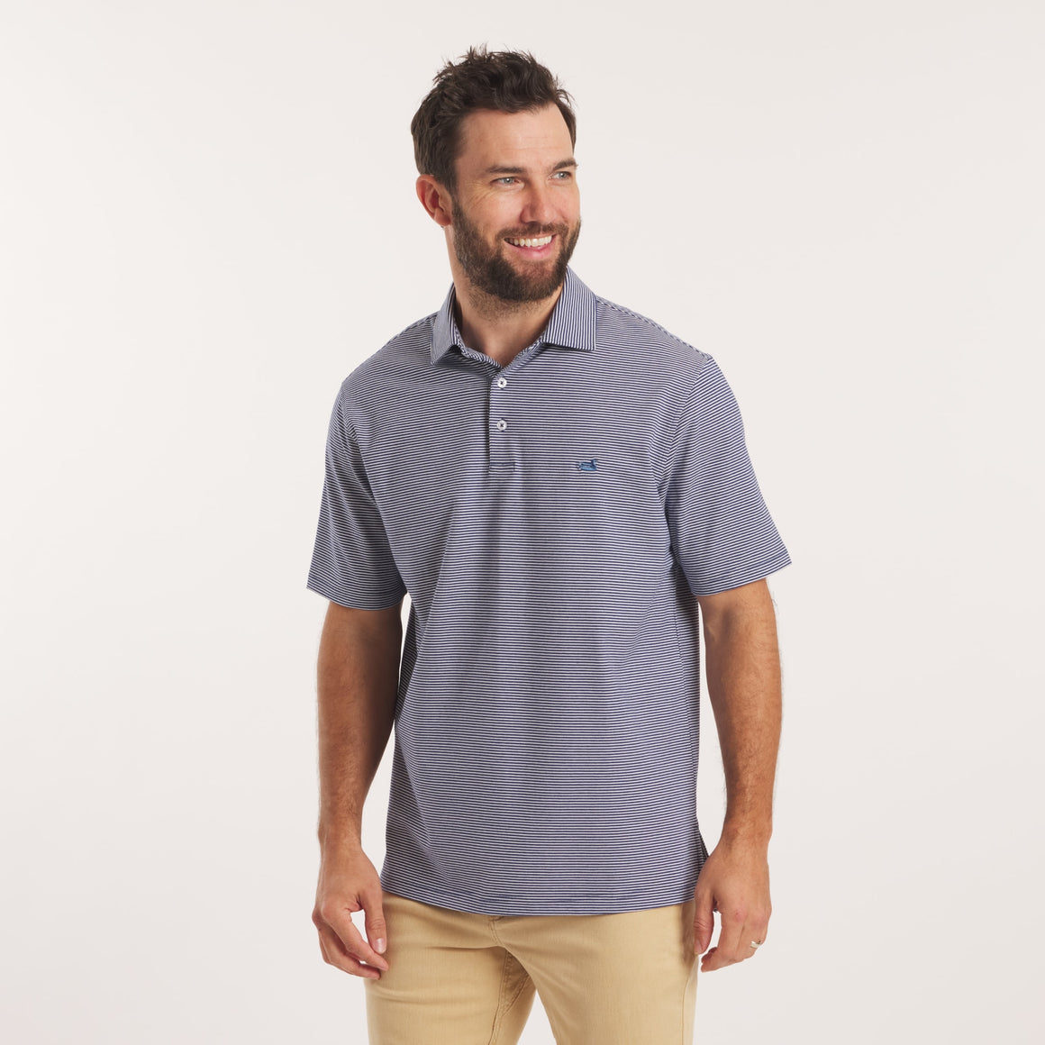 Navy Relaxed Stripe | On Model | Front 2