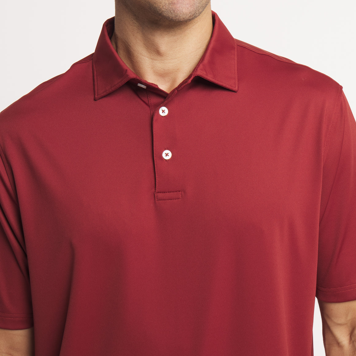 Maroon | On Model | Collar Detail