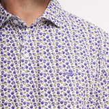 Purple & White Football | ON MODEL | LOGO