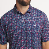 Red & Navy Football | ON MODEL | DETAIL