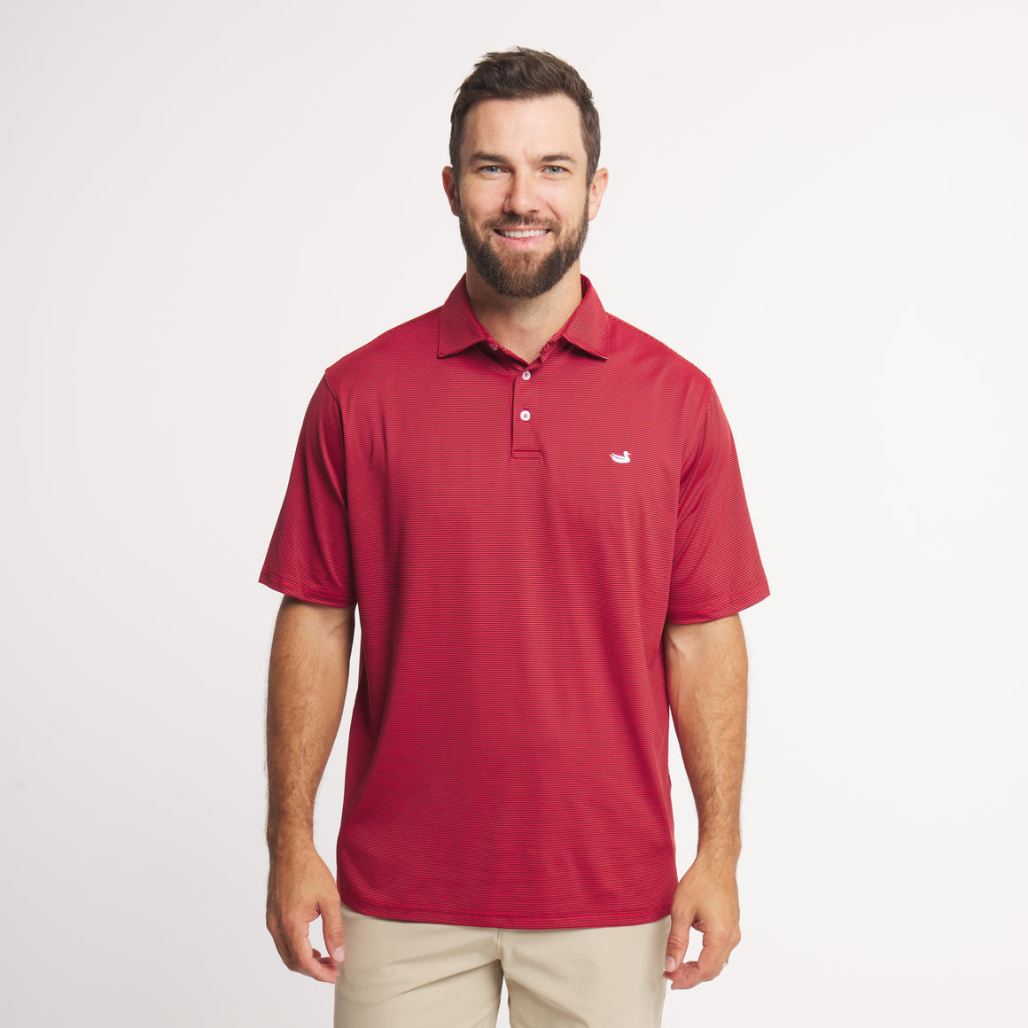 Red & Black Stripe | ON MODEL | FRONT