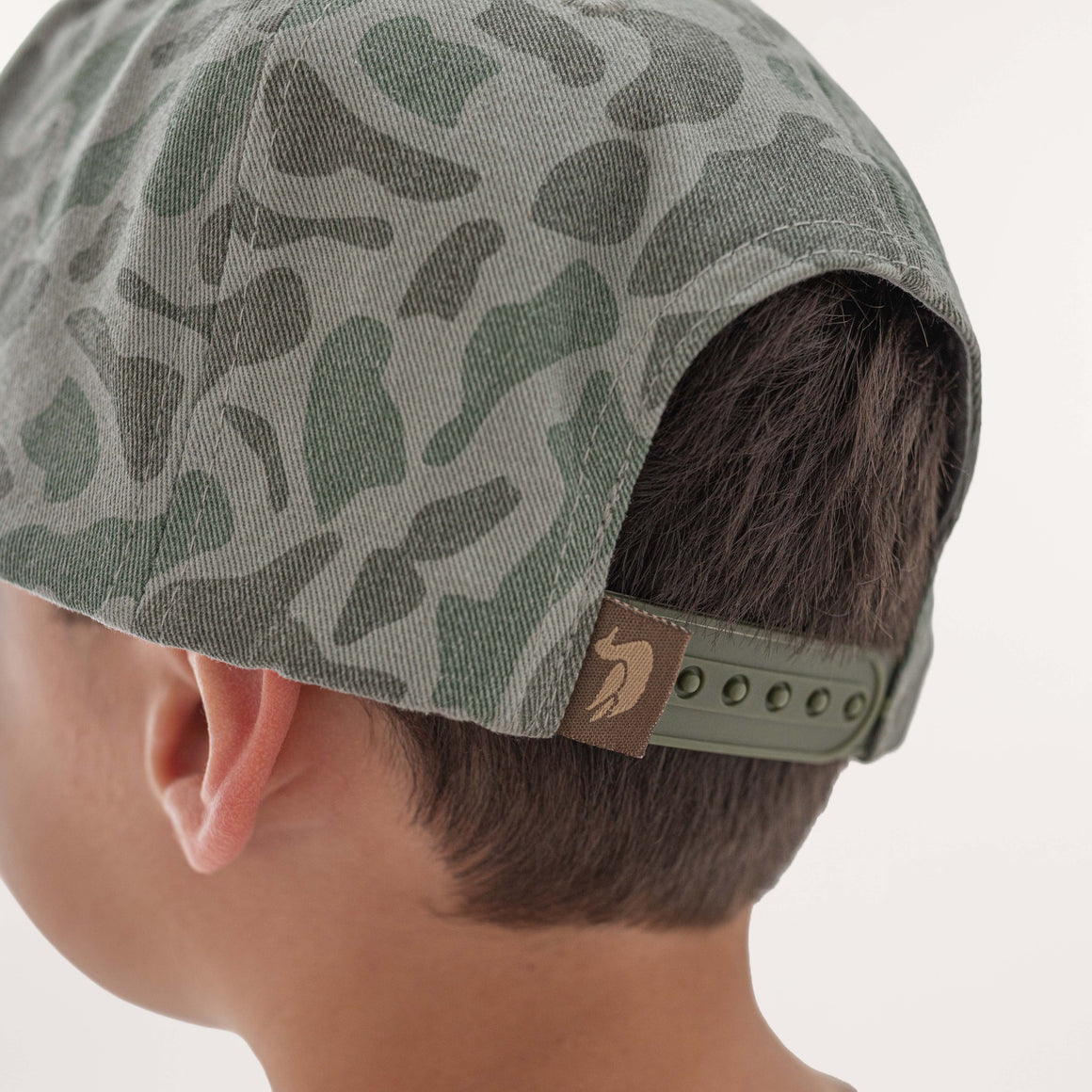 Dark Olive Green Camo | On Model Back