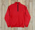 Crimson with  Black Duck | DownpourDRY Cotton 1/4 Zip Pullover