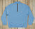 French Blue with Peach Duck | DownpourDRY Cotton 1/4 Zip Pullover