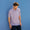 French Blue and Peach | Bermuda Performance Polo - Chenier Stripe | LS