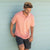 Washed Peach | Cayman Sandwashed Polo | LS