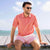 Coral | SEAWASH™ Slub Polo | Front