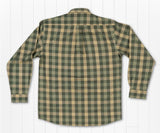 Dark        Olive          and        Tan | Jalisco Gingham Dress Shirt | Back
